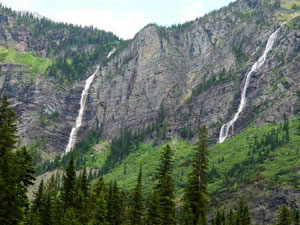 Glacier National Park - Monument Falls